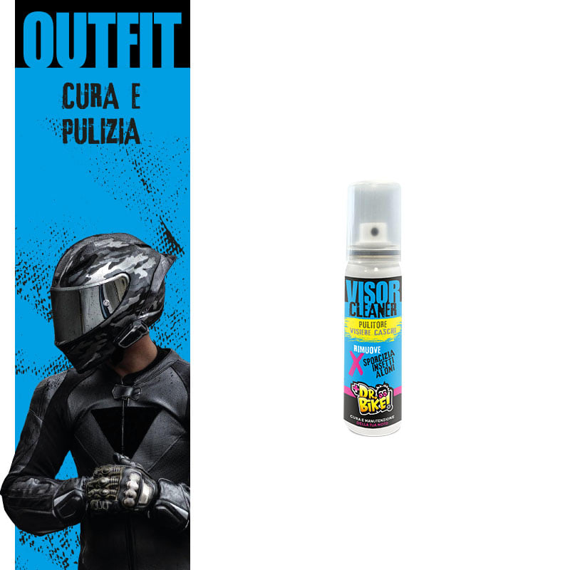 VISOR CLEANER PULITORE VISIERE CASCHI DR.BIKE