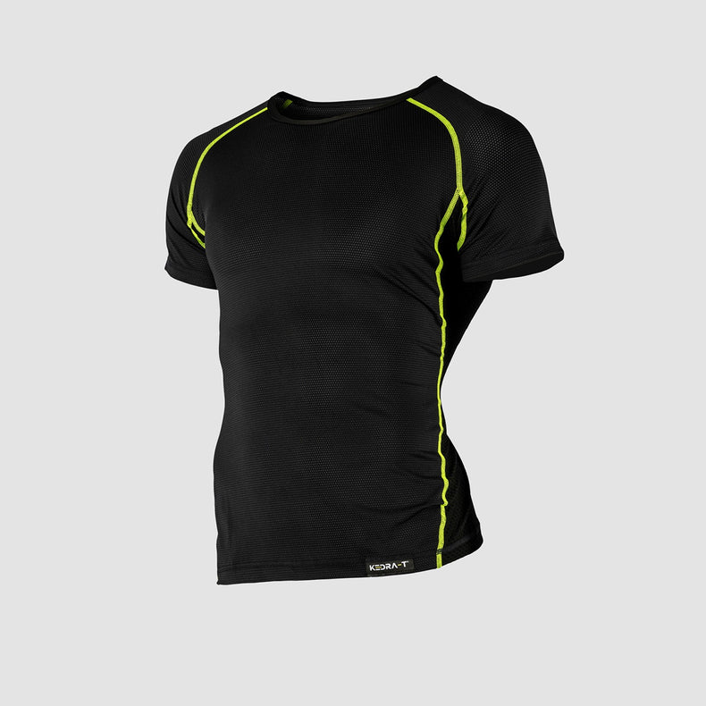MAGLIA TECNICA CARBON HOLE CON CARBONIO E POLIPROPILENE - MANICA CORTA