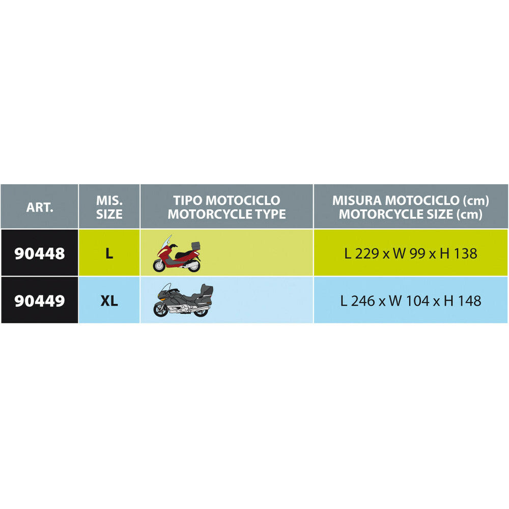COPRIMOTO IMPERMEABILE IN PVC OPTIMA PLUS TG XL
PER MOTO