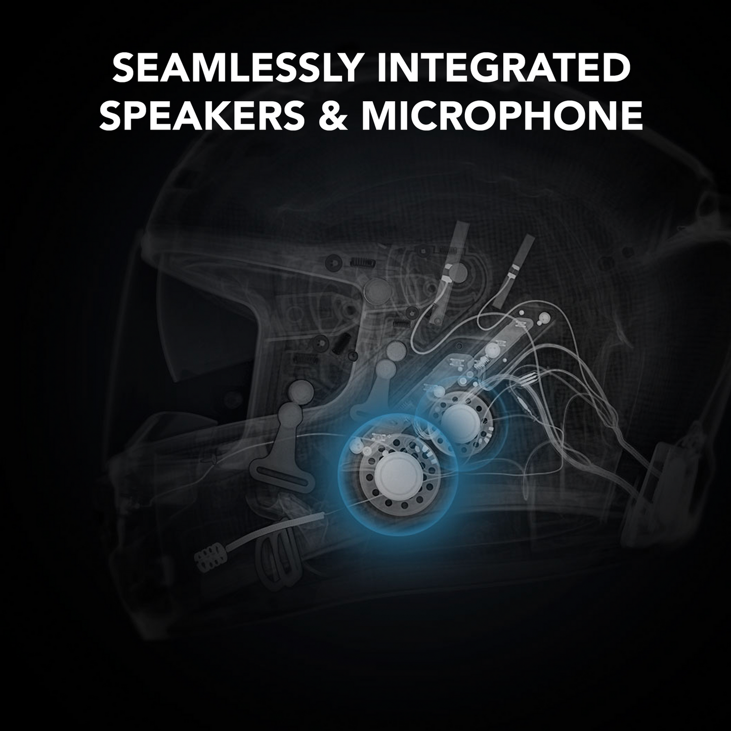 CASCO INTEGRALE SENA PHANTOM SMART FULL FACE HELMET WHIT MESH COMMUNICATION