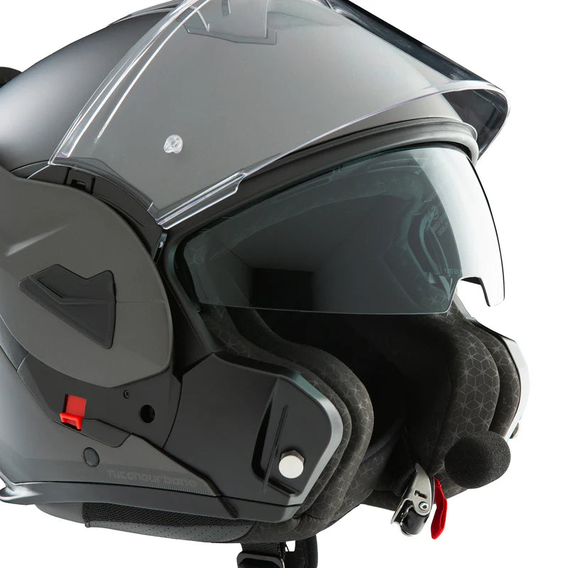 CASCO TUCANO URBANO FASTFLIP REVERSIBILE MODULARE CON INTERFONO MIDLAND