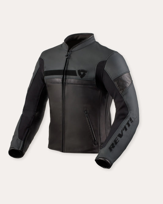 Rev'it! Giacca Mile in pelle con imbottitura