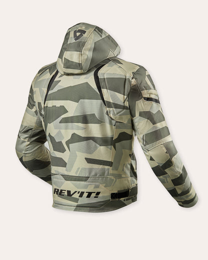 Giacca moto Rev'it! Flare 2 camo light green militare