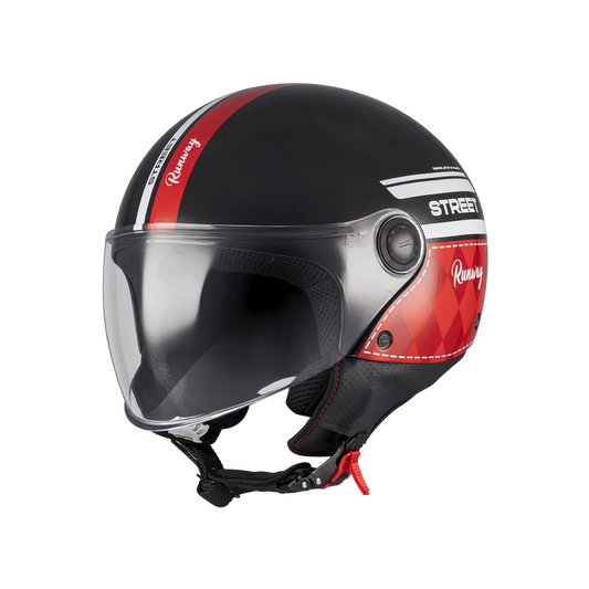 CASCO MT HELMET OF501 B STREET S RUNWAY B5 BRILLO