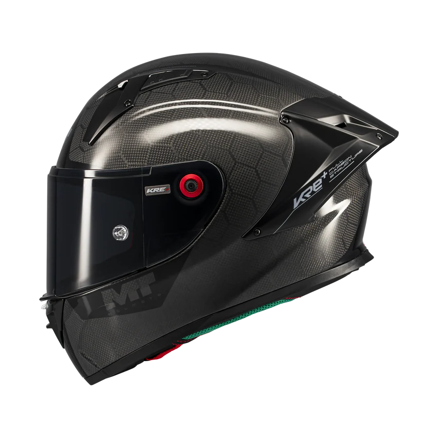 CASCO INTEGRALE IN CARBONIO KRE+ S PURE A1 LUCIDO OMOLOGATO FIM