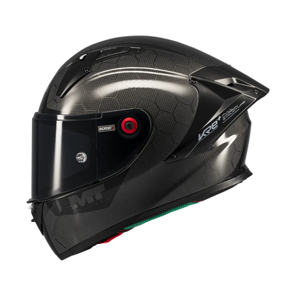 CASCO INTEGRALE IN CARBONIO KRE+ S PURE A1 LUCIDO OMOLOGATO FIM