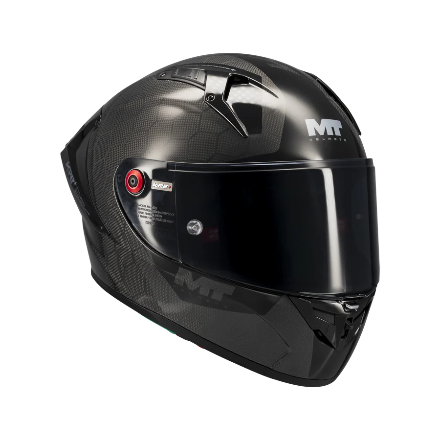 CASCO INTEGRALE IN CARBONIO KRE+ S PURE A1 LUCIDO OMOLOGATO FIM