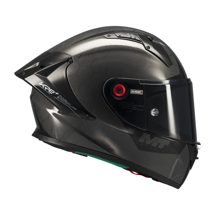 CASCO INTEGRALE IN CARBONIO KRE+ S PURE A1 LUCIDO OMOLOGATO FIM