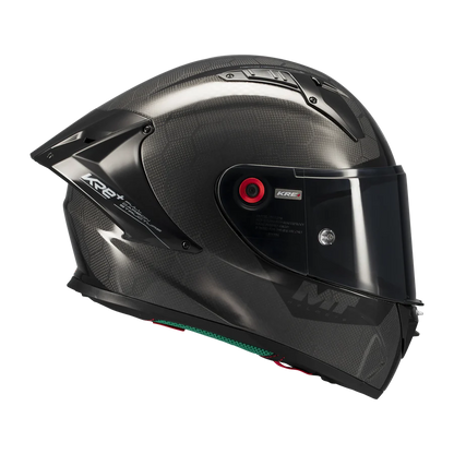 CASCO INTEGRALE IN CARBONIO KRE+ S PURE A1 LUCIDO OMOLOGATO FIM