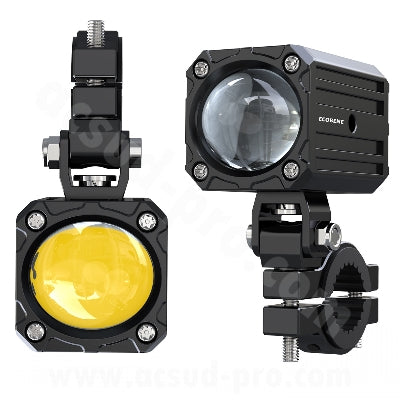 COPPIA FARI ADDIZIONALI RB MAX LUCE LED CON COMANDI AL MANUBRIO WIRELESS