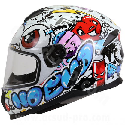 CASCO INTEGRALE OMOLOGATO 22.06 PER BIMBI SC-37