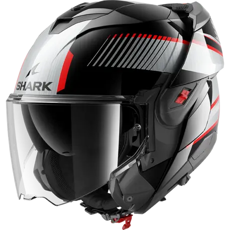 Casco modulare reversibile flip-up SHARK omologato ECE2206 e P/J.