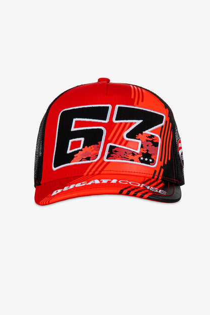 BEANIE CAPPELLO DUCATI BAGNAIA 63 GOFREE