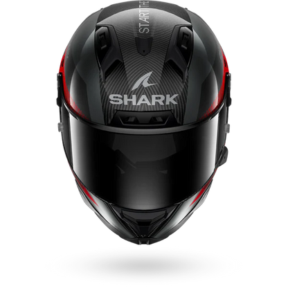 CASCO SHARK AERON MOTOGP CARBONIO ROSSO ANTRACITE