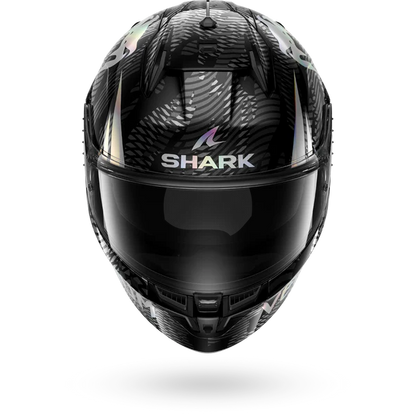 CASCO INTEGRALE D-SKWAL 3 VENUM NERO CROMO ANTRACITE SHARK