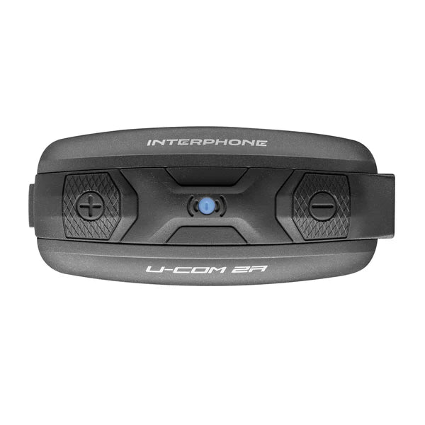 INTERPHONE UCOM 2R DOPPIO INTERFONO MOTO BLUETOOTH 5.1 PER DUE CASCHI 400 MT WAY 30H BATTERIA WATERPROOF