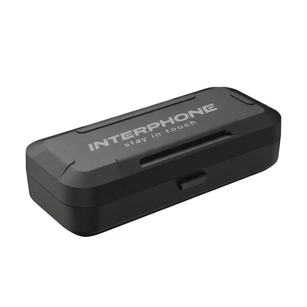 INTERPHONE ZERO BLUETOOTH SENZA FILI SISTEMA AUDIO CASCO INVISIBILE CON CASE RICARICA