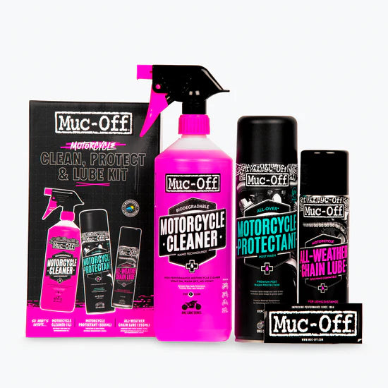 KIT DI PULIZIA - PROTEZIONE E LUBRIFICAZIONE CATENA  MUC-OFF