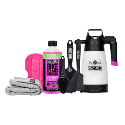 KIT PULIZIA MOTO CON EROGATORE SCHIUMA MUC-OFF FOAM SPRAYER