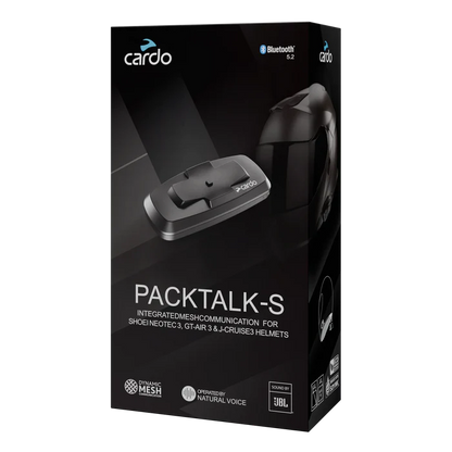 INTERFONO CARDO PACKTALK-S INTEGRATO PER SHOEI NEO3 GT3 J3