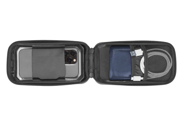 PORTA CELLULARE IMPERMEABILE IP67 CON PORTA OGGETTI  ATTACCO QUIKLOX INTERPHONE CELLULARLINE
