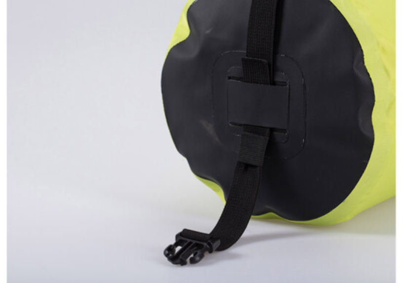 Set di sacche da sella Drypack 4/8/13 l. Giallo/rosso. Impermeabile.