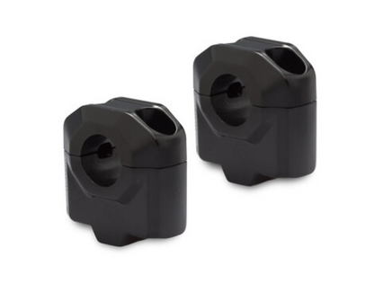 Riser manubrio Ø 22 mm A=30 mm. Nero.