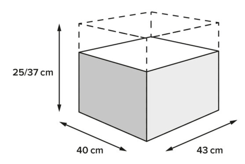 Borsa posteriore PRO Rearbag 1680D Nylon balistico. Nero/Antracite. 22-34 l.