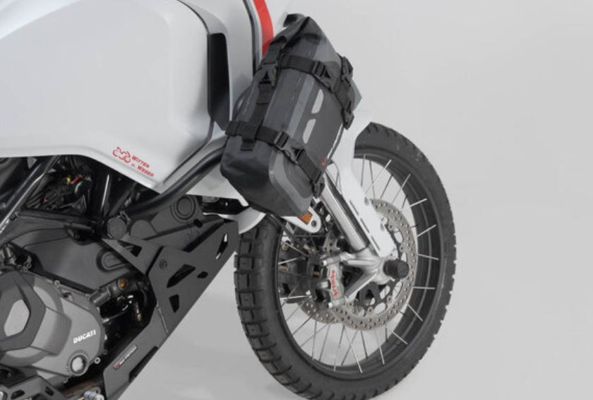 Borsa posteriore Drybag 80 8 l. Grigio/Nero. Impermeabile.