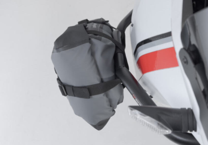 Borsa posteriore Drybag 80 8 l. Grigio/Nero. Impermeabile.