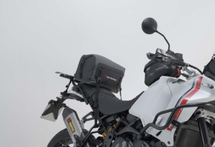 Borsa posteriore Drybag 180 18 l. Grigio/Nero. Impermeabile.