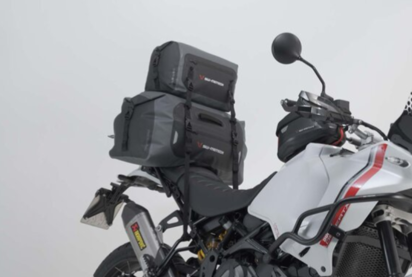 Borsa posteriore Drybag 180 18 l. Grigio/Nero. Impermeabile.