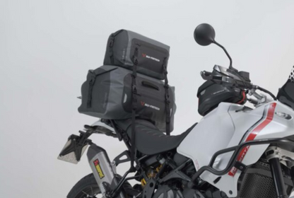 Borsa posteriore Drybag 180 18 l. Grigio/Nero. Impermeabile.