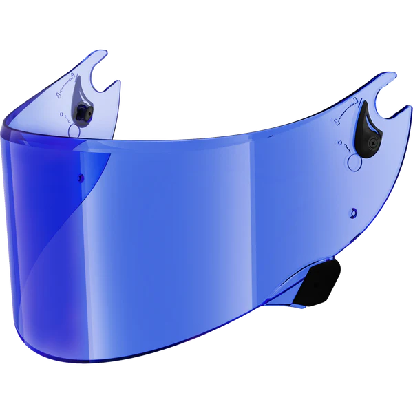 VISIERA A SPECCHIO ANTI GRAFFIO  BLU SHARK