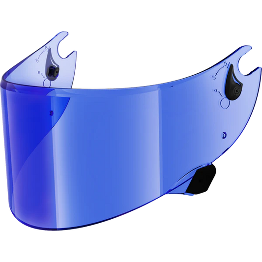 VISIERA A SPECCHIO ANTI GRAFFIO  BLU SHARK
