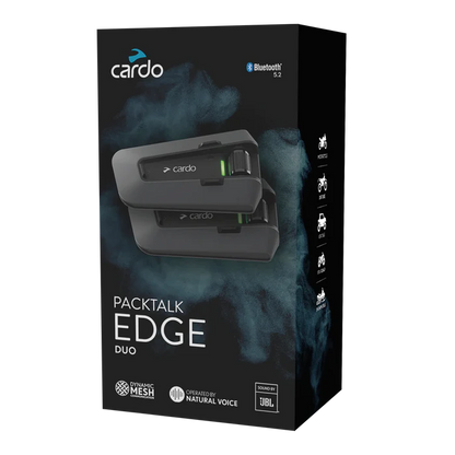 INTERFONO CARDO PACKTALK EDGE DUO DYNAMIC MESH IMPERMEABILE IP67