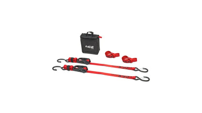 ACE BIKES SET CINGHIE DI FISSAGGIO RAPIDO CON CRICCHETTO  MOTO  RATCHET KIT PRO