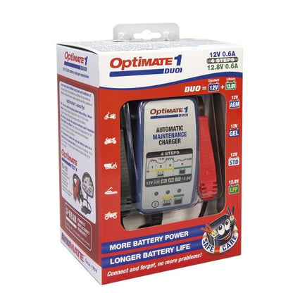 MANTENITORE E CARICA BATTERIA MOTO OPTIMATE 1 DUO