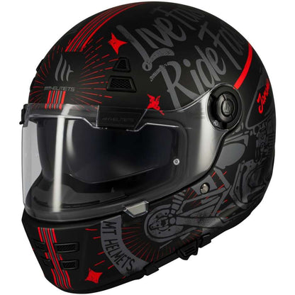 JARAMA ART E5 MATT NERO ROSSO