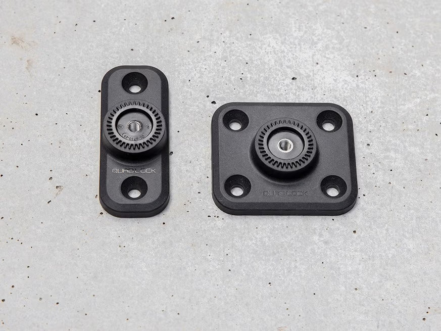 Quad Lock 360 Base - Flat Rectangle 2 Hole