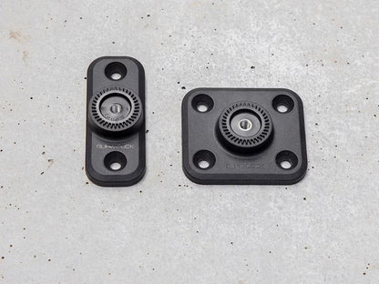 Quad Lock 360 Base - Flat Rectangle 2 Hole