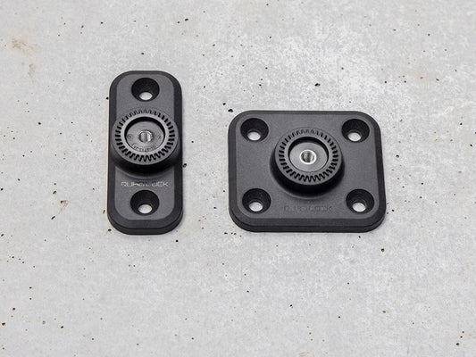 Quad Lock 360 Base - Flat Rectangle 2 Hole
