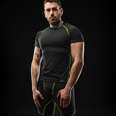 MAGLIA TECNICA CARBON HOLE CON CARBONIO E POLIPROPILENE - MANICA CORTA