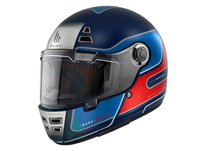 CASCO INTEGRALE MT JARAMA BAUX D7 MATT BLU