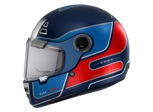 CASCO INTEGRALE MT JARAMA BAUX D7 MATT BLU