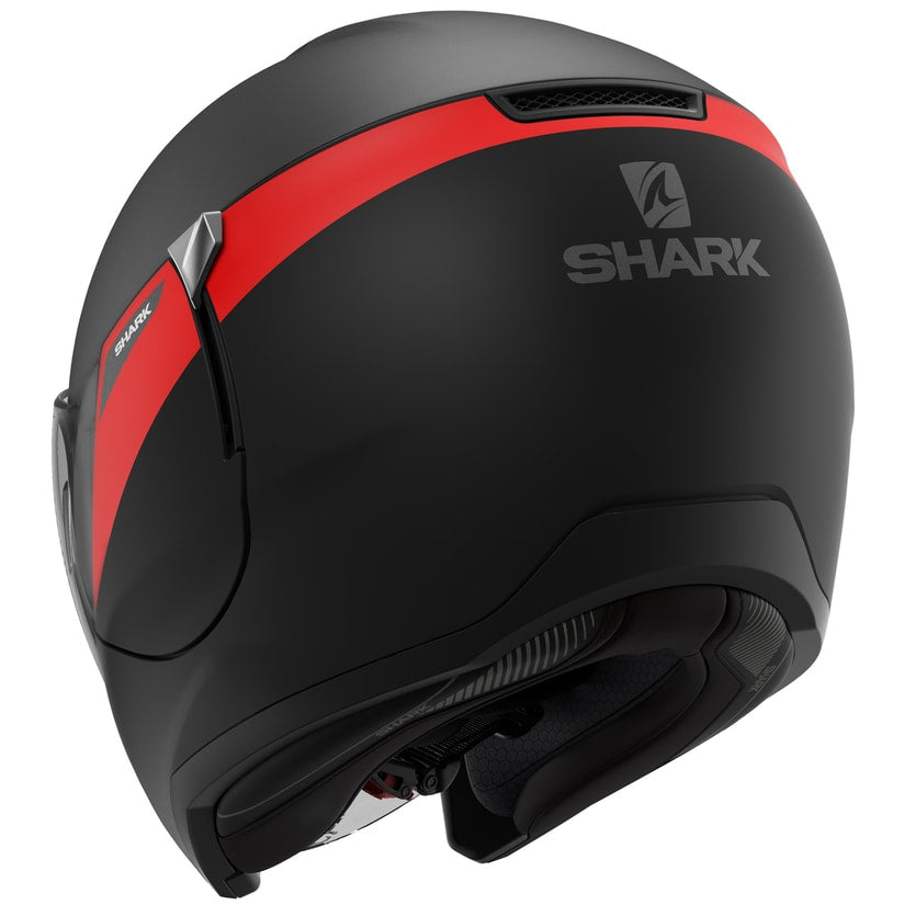 JET SHARK CITY CRUISER KARONN MATT BLACK ANTHRACITE RED TAGLIA XS
